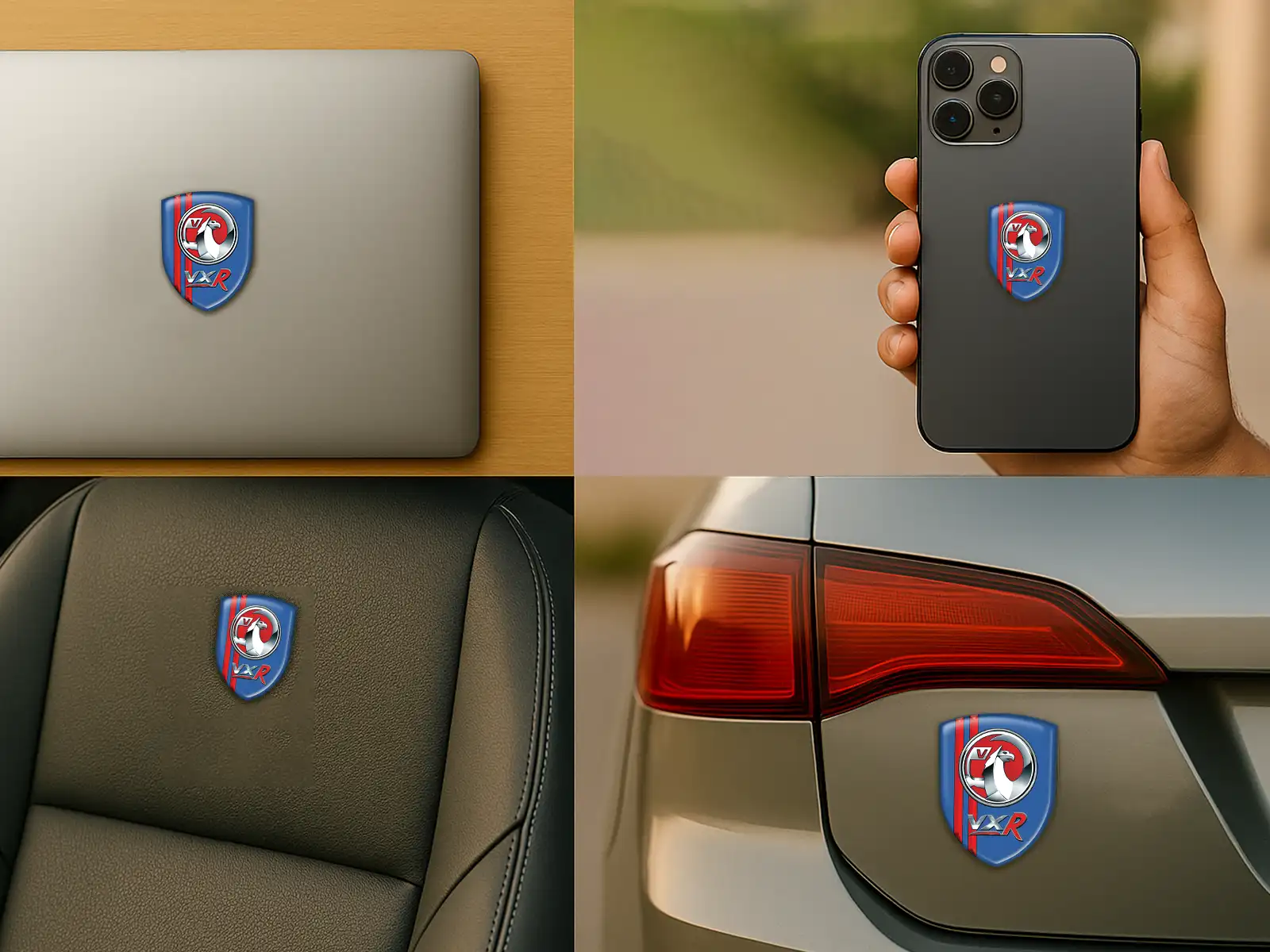 Vauxhall Adesivi Logo Personalizzati Universali Regolabili Pro